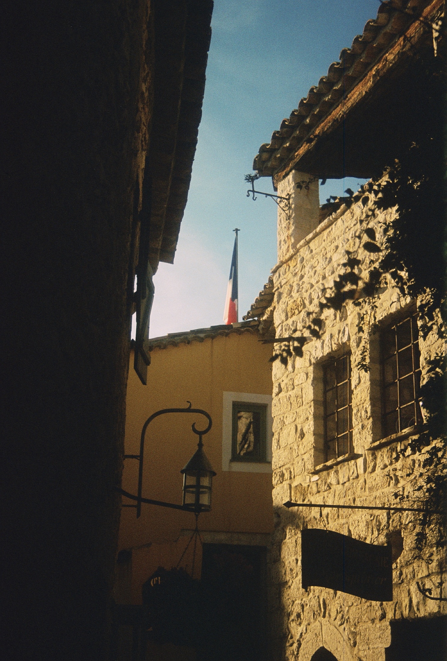 A Flag Above the Old Stones